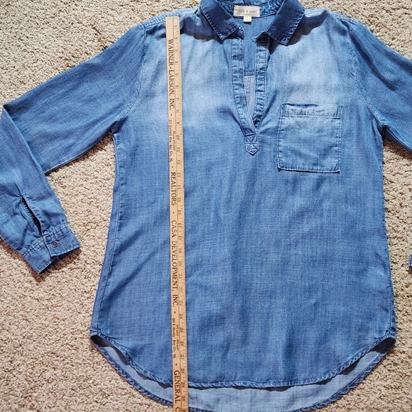 Cloth and Stone Etta tunic Size L Color Blue - Picture 7 of 14